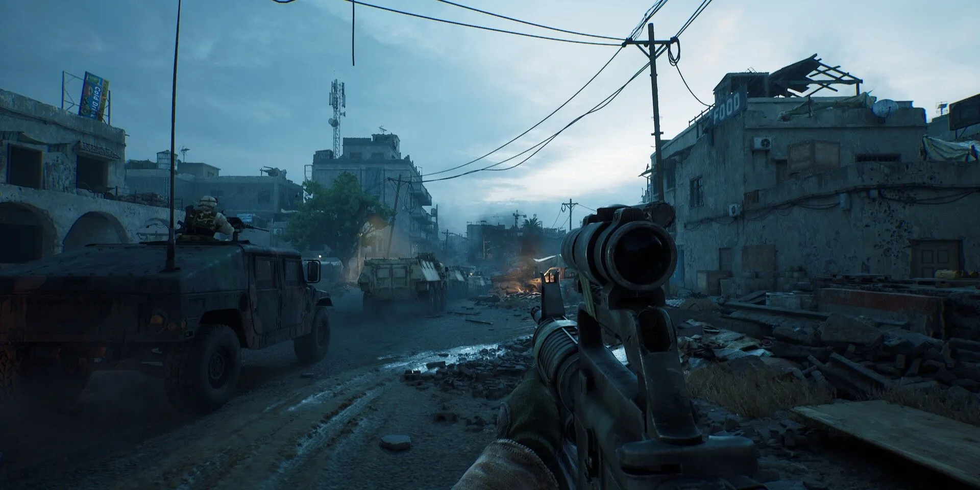 Hình ảnh chiến dịch Black Hawk Down trong game Delta Force