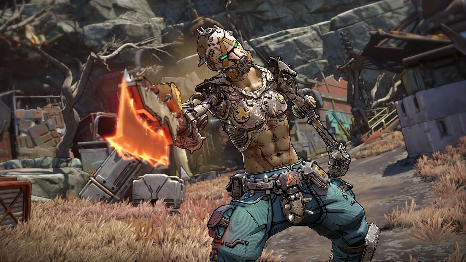 Hình ảnh gameplay hoặc đồ họa từ Borderlands 4 thể hiện môi trường