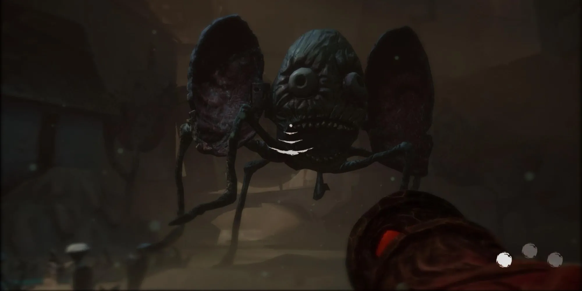 Hình ảnh kẻ địch Grinner trong game kinh dị The Midnight Walk.
