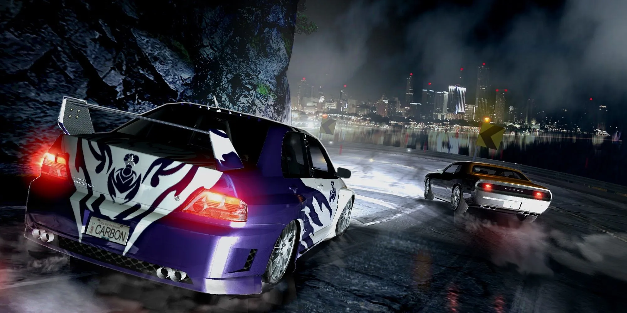 Hình ảnh Need For Speed Carbon, game NFS nổi bật với cuộc đua hẻm núi và đồng đội AI