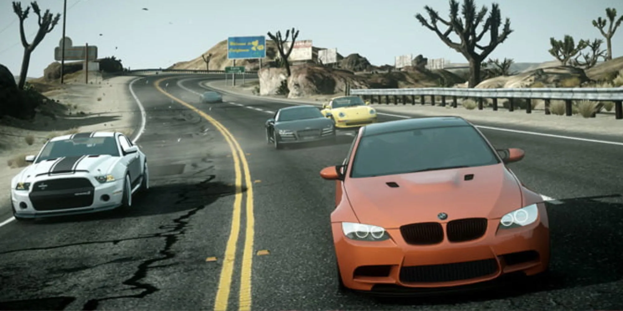 Hình ảnh Need for Speed The Run, một tựa game NFS độc đáo tập trung vào chiến dịch tuyến tính