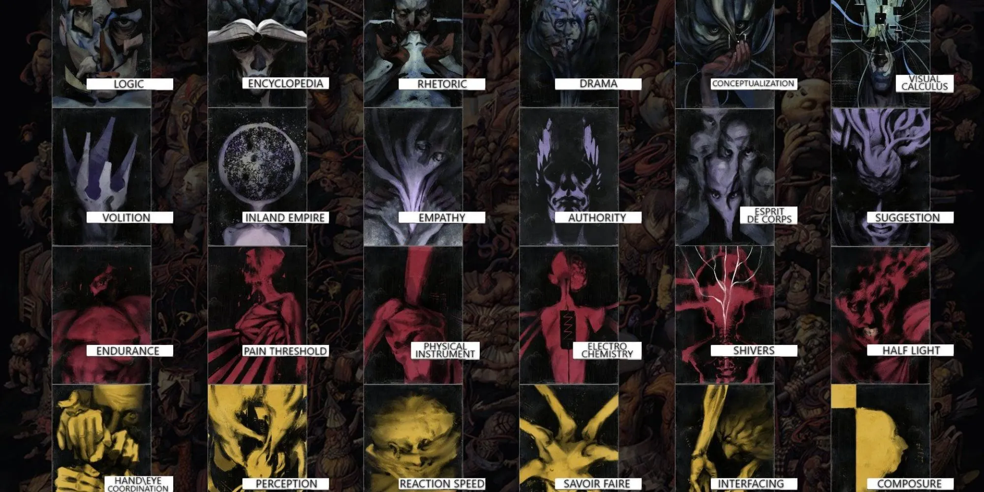 Hình ảnh nghệ thuật của game Disco Elysium