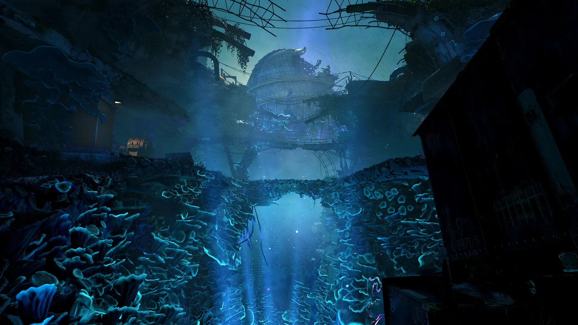 , Hình ảnh quảng bá cho game Atomfall, làm nổi bật bầu không khí hậu tận thế.