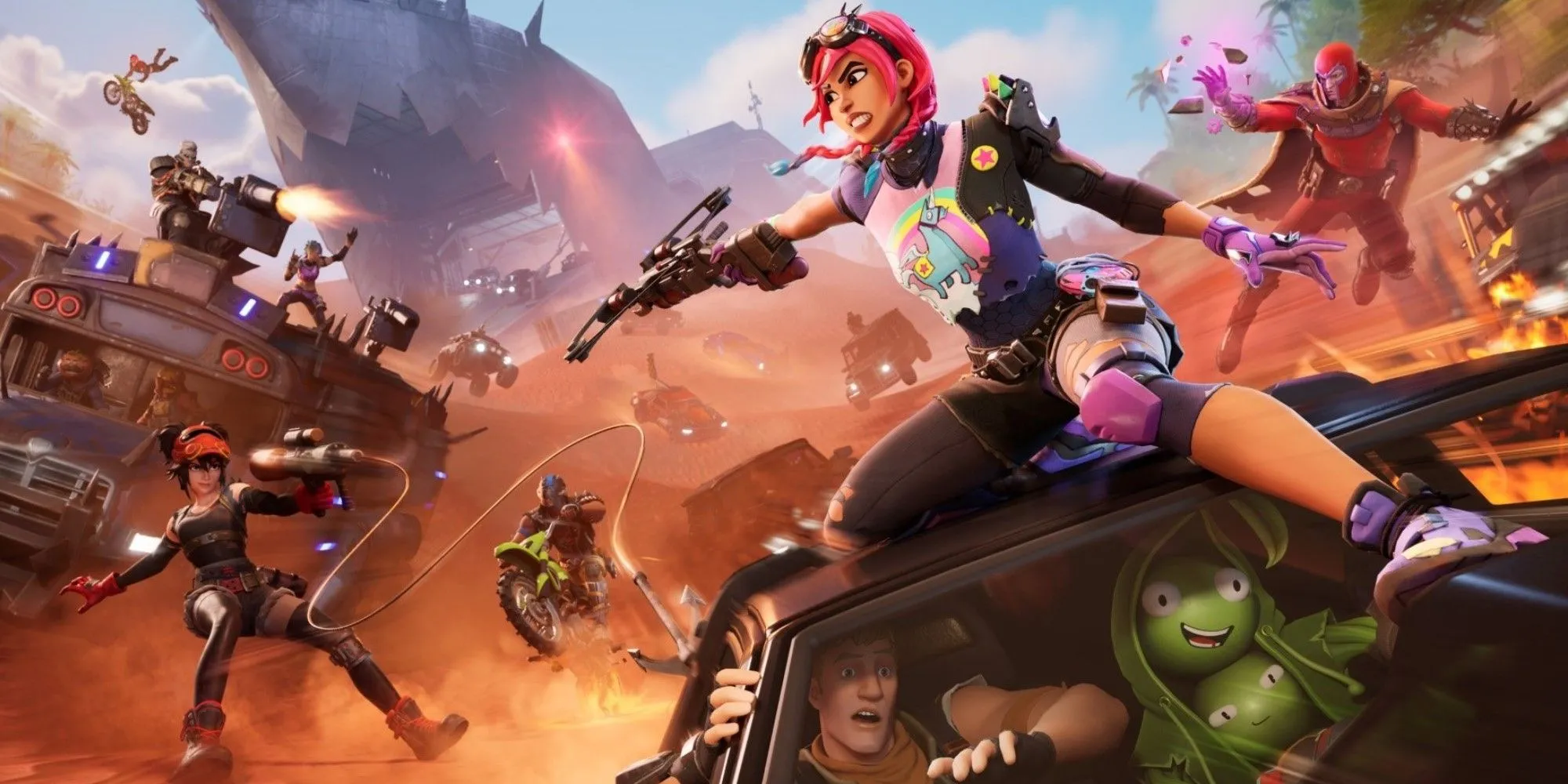 Hình ảnh quảng cáo mùa mới trong game Fortnite
