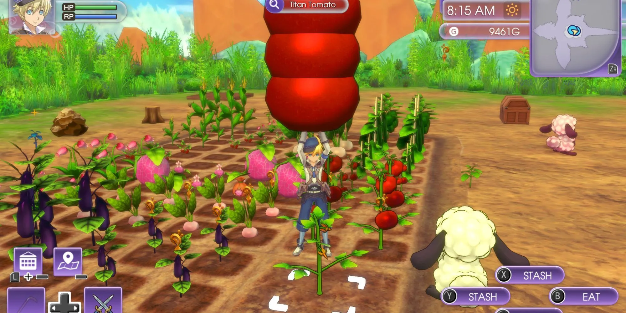 Hoạt động trồng trọt và chăm sóc nông trại chi tiết trong game Rune Factory 5