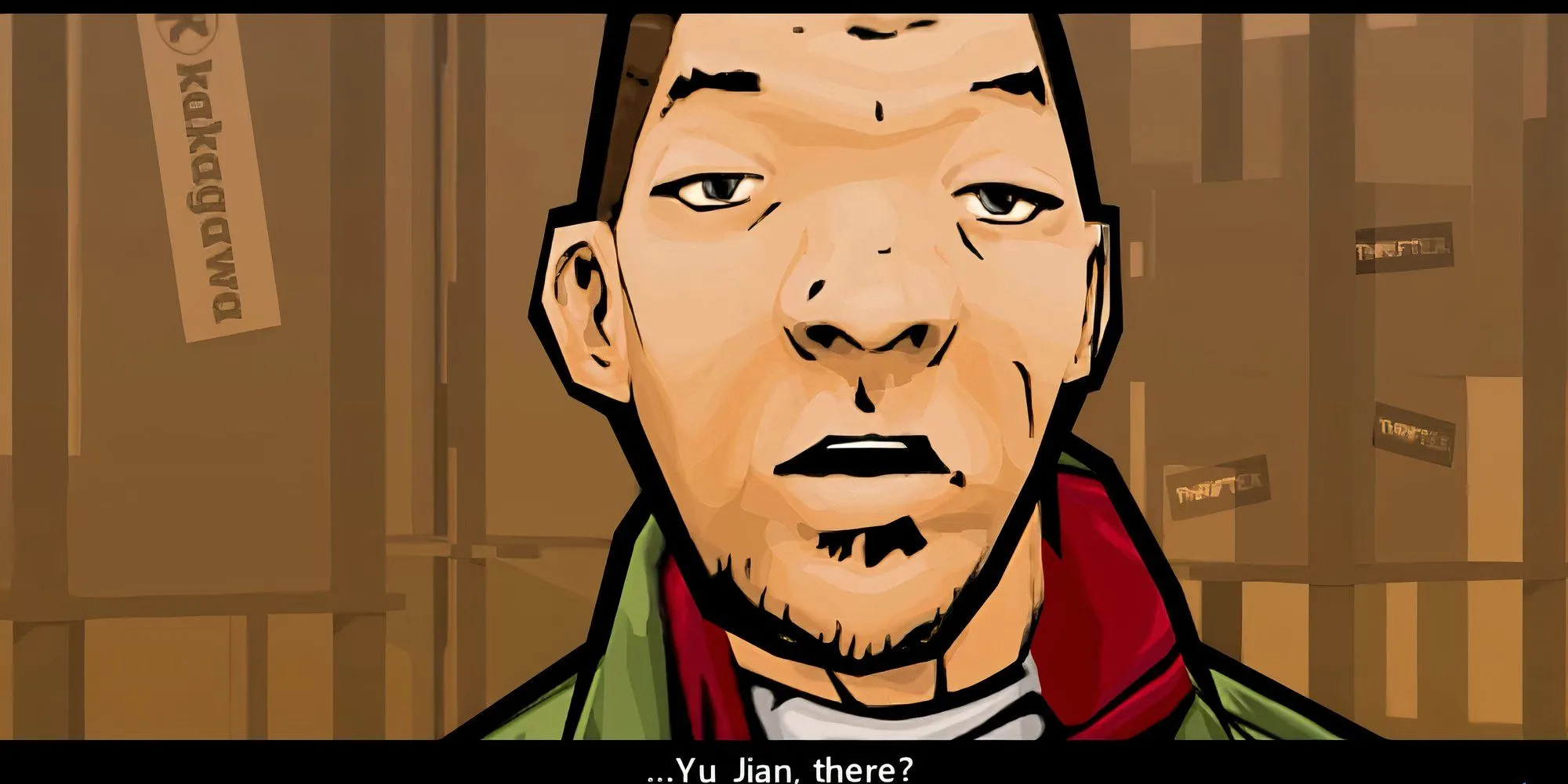 Huang Lee nhân vật GTA Chinatown Wars đang trò chuyện