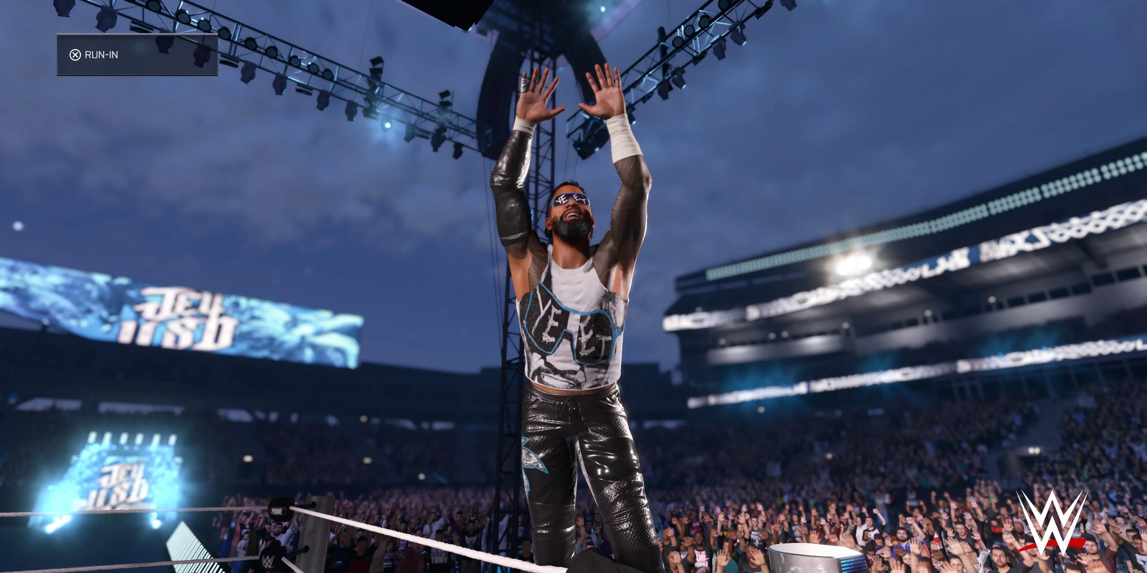 Jey Uso đầy nhiệt huyết trên sàn đấu WWE 2K25