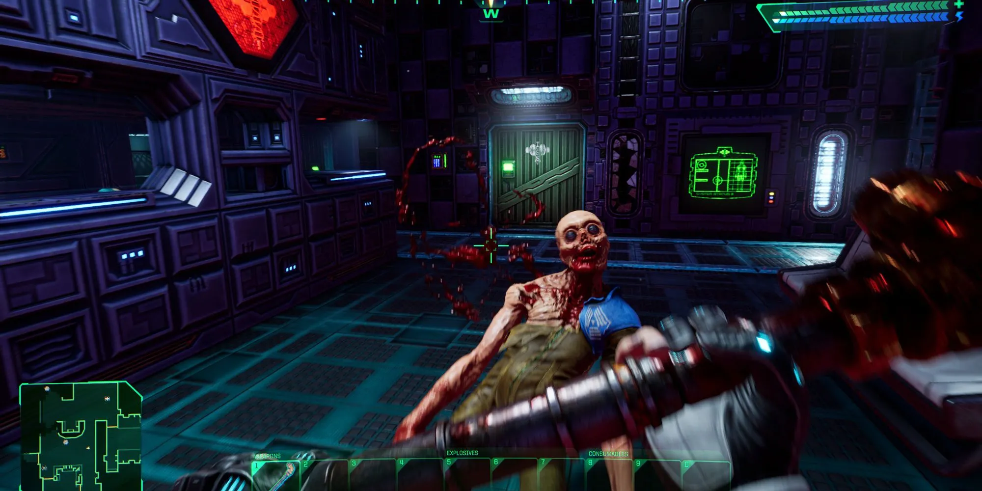 Kẻ thù đáng sợ trong System Shock Remake - game RPG không gian kinh dị