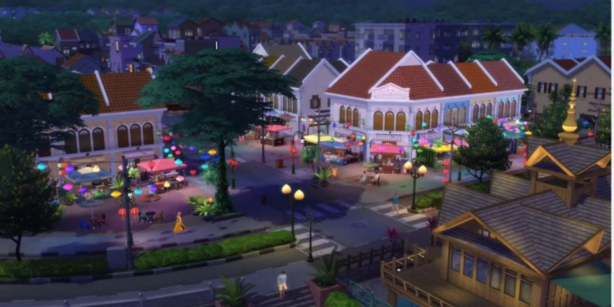 Khu phố Stars Hollow được xây dựng trong The Sims 4