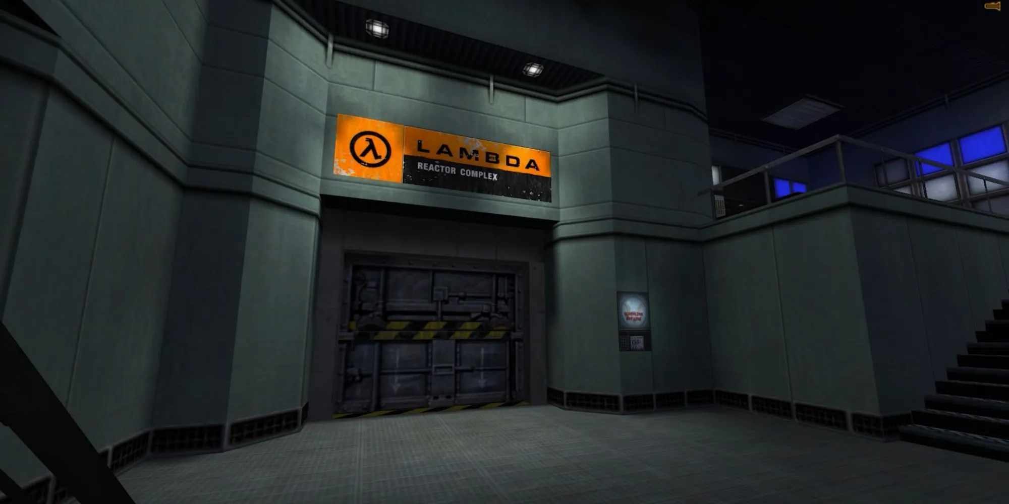 Khung cảnh khu phức hợp Lambda bí ẩn trong bản demo Half-Life Uplink