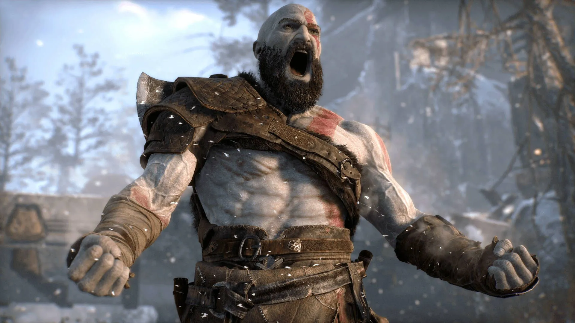 Kratos trong God of War thể hiện cơn thịnh nộ, một trong những tựa game chơi đơn đỉnh cao của PlayStation
