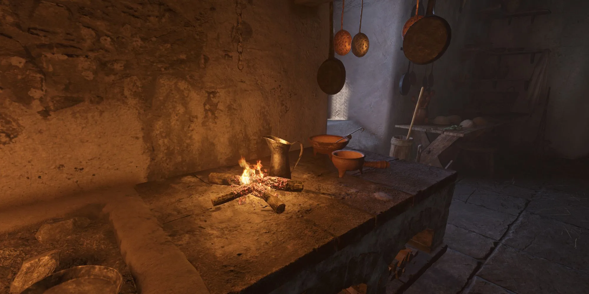 Lò sưởi đầu tiên ở khu Crone cần thanh tẩy trong nhiệm vụ Demons of Trosky - Kingdom Come Deliverance 2