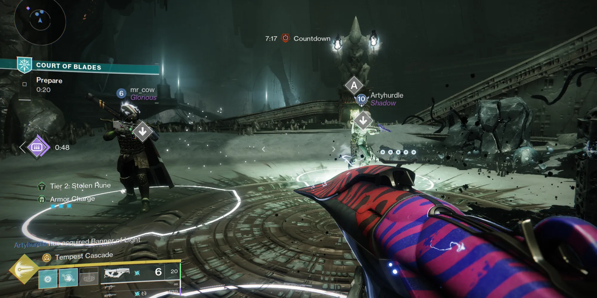 Lối vào Court of Oryx trong Destiny 2, nơi bắt đầu Court of Blades
