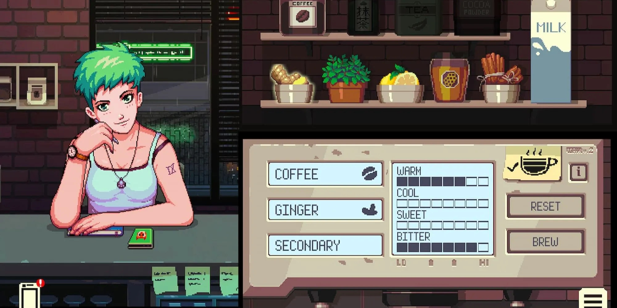 Making Coffee in Coffee Talk