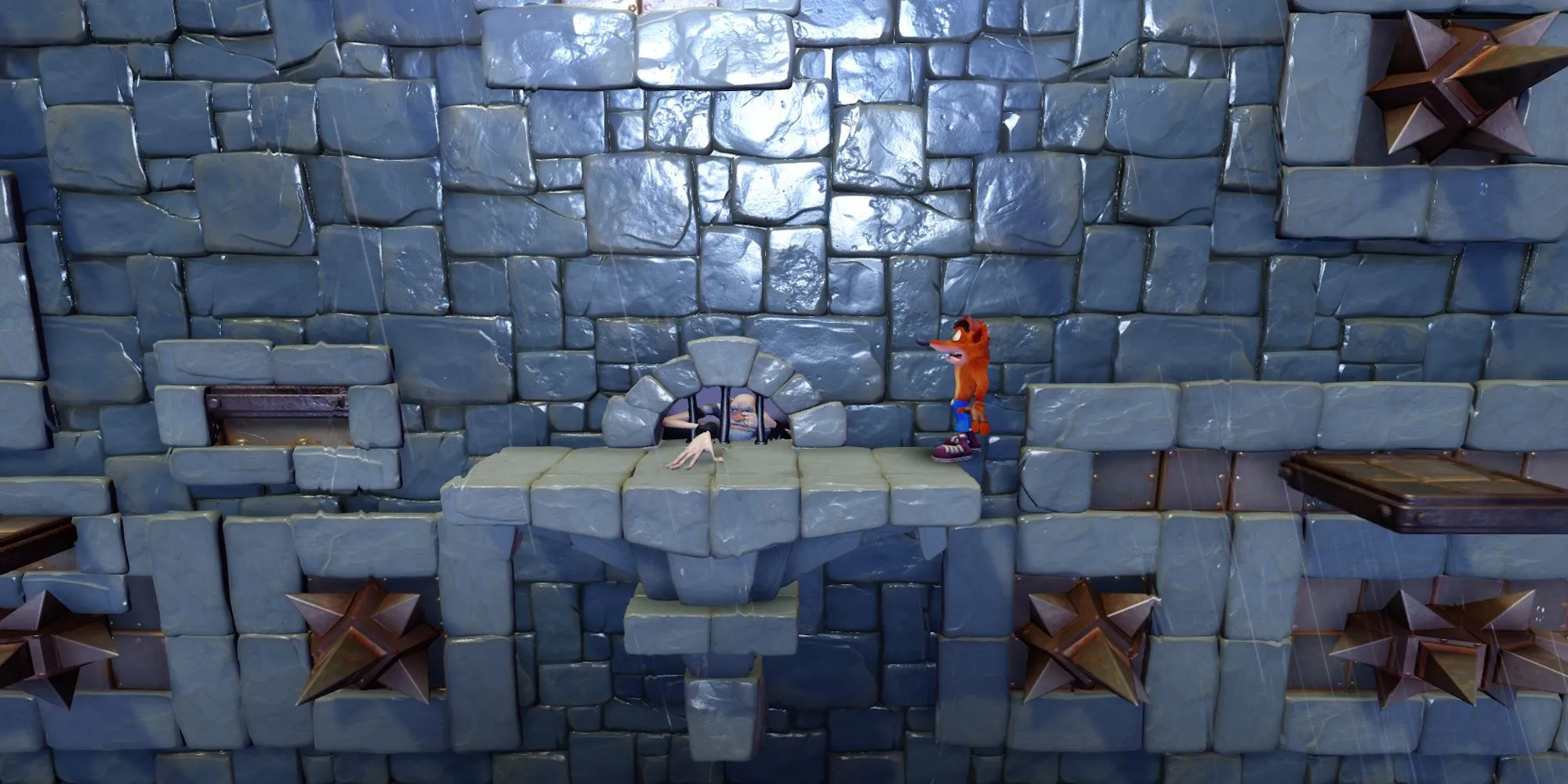 Màn chơi Slippery Climb đầy thử thách trong Crash Bandicoot
