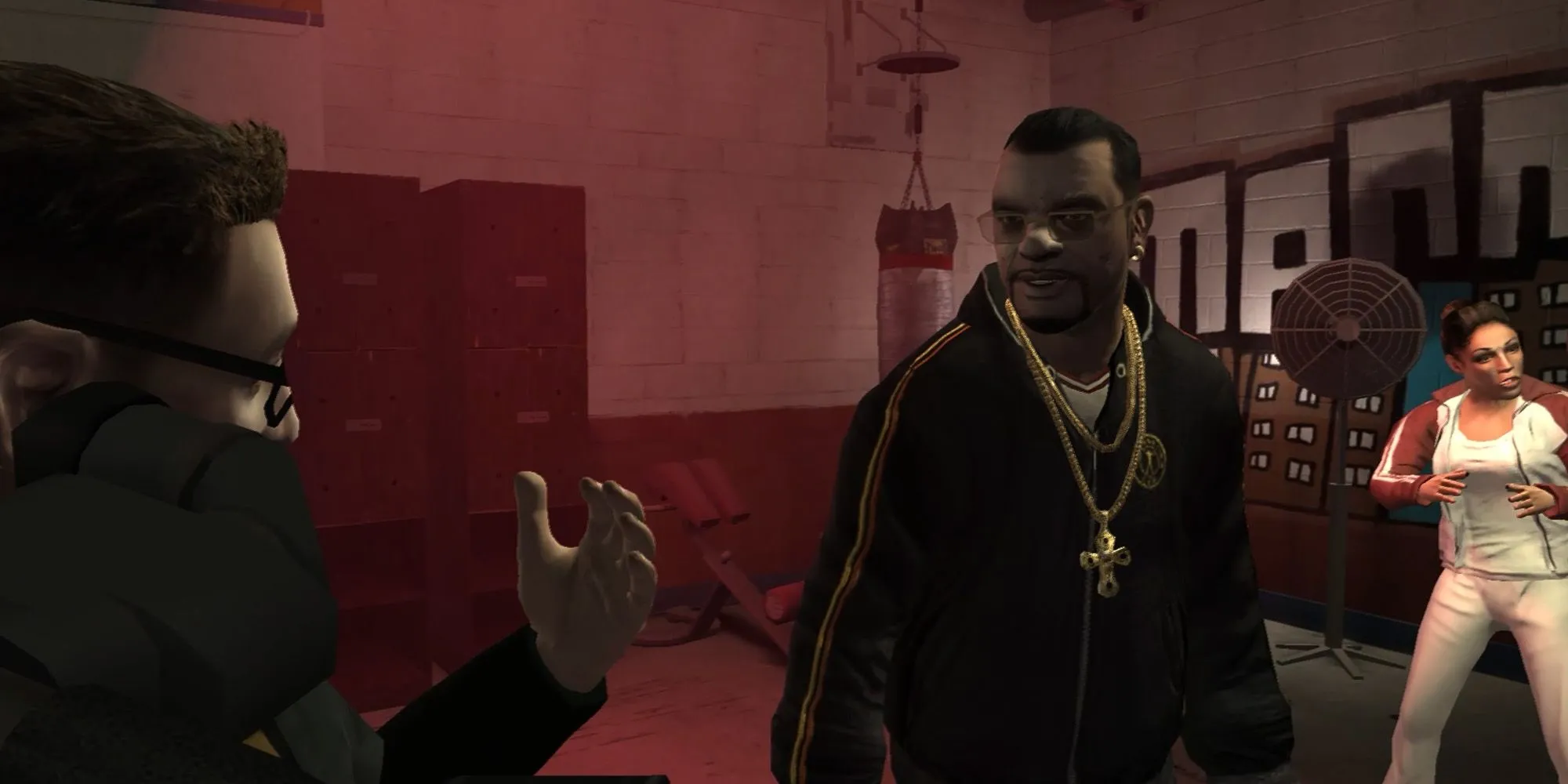 Manny Escuela trong GTA 4 đang phát biểu đầy tự mãn