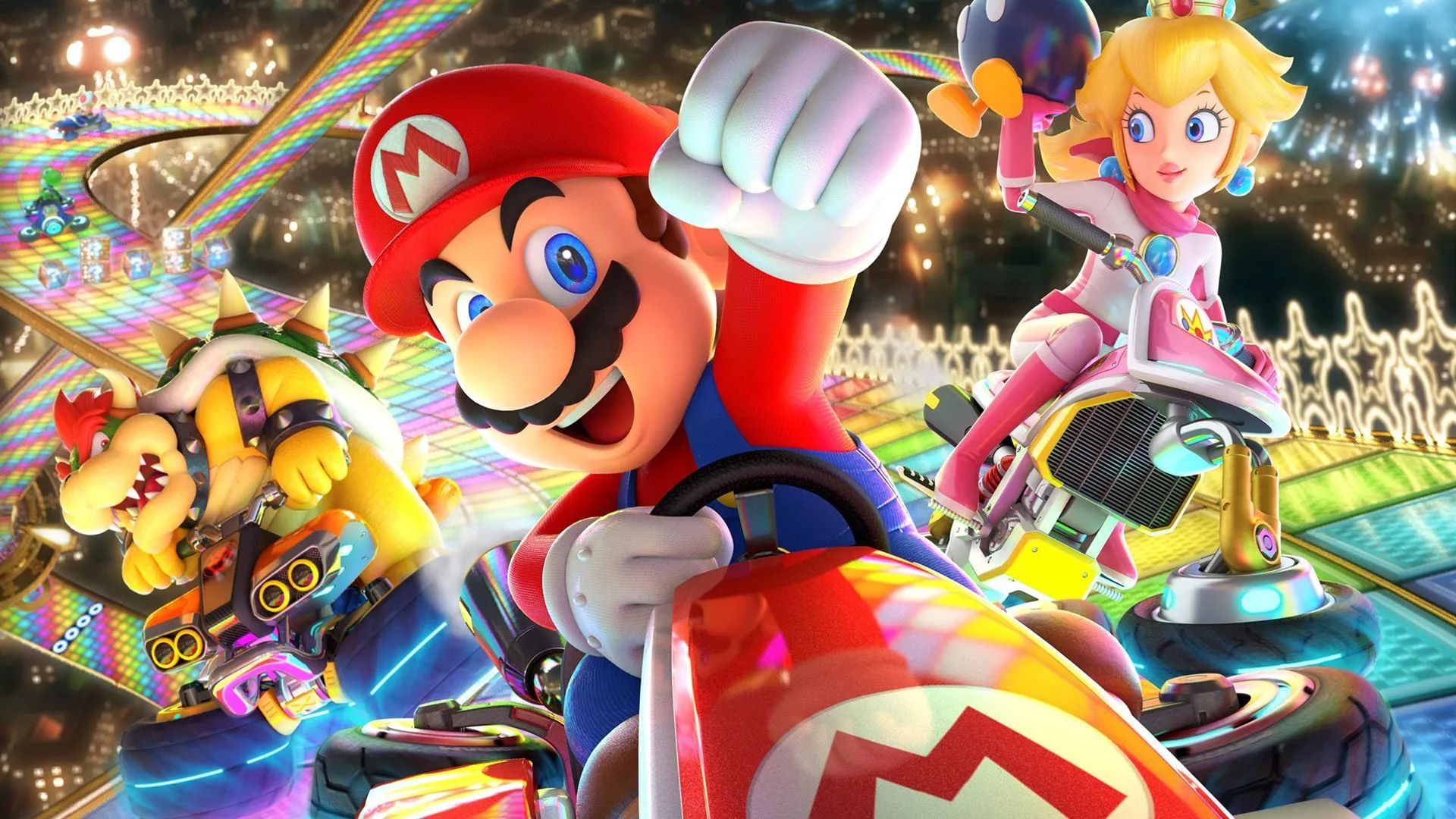 Mario Kart 8 Deluxe một trong những tựa game port thành công của Nintendo Switch đặt ra câu hỏi về giá game Switch 2 Edition