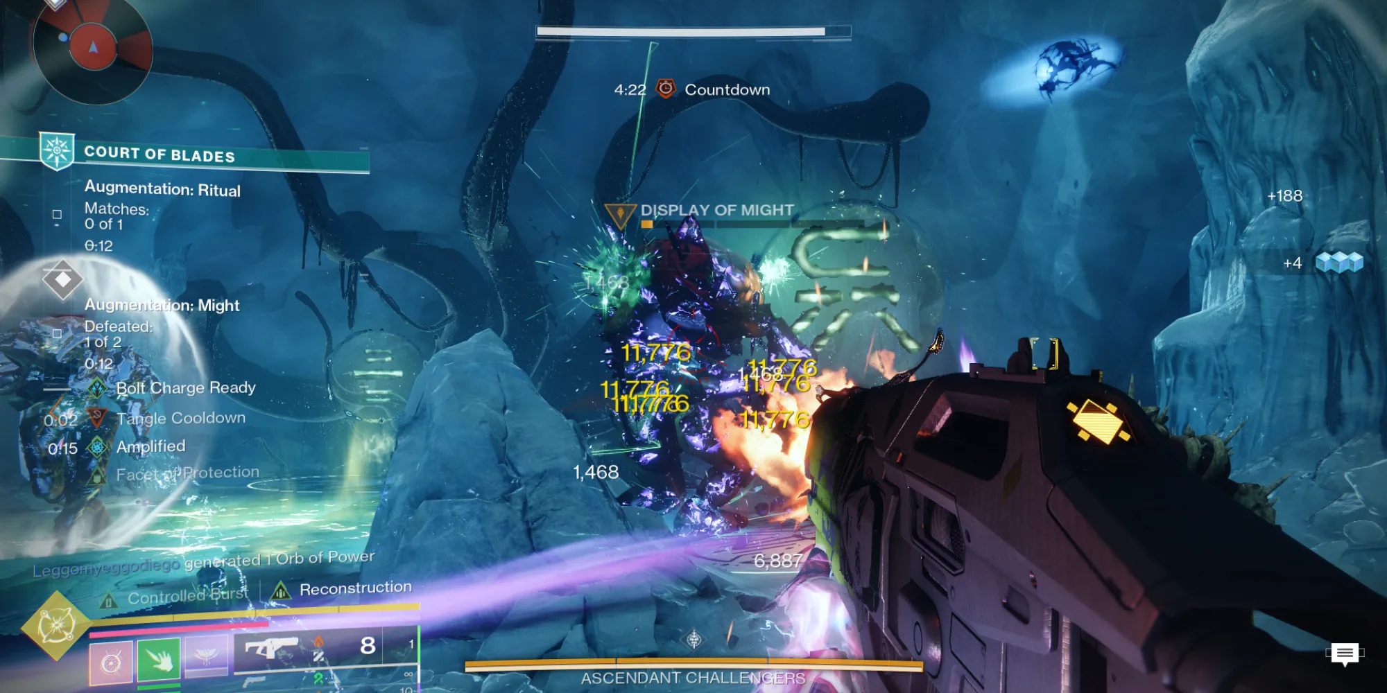 Một Hazard nguy hiểm trong Court of Blades Destiny 2