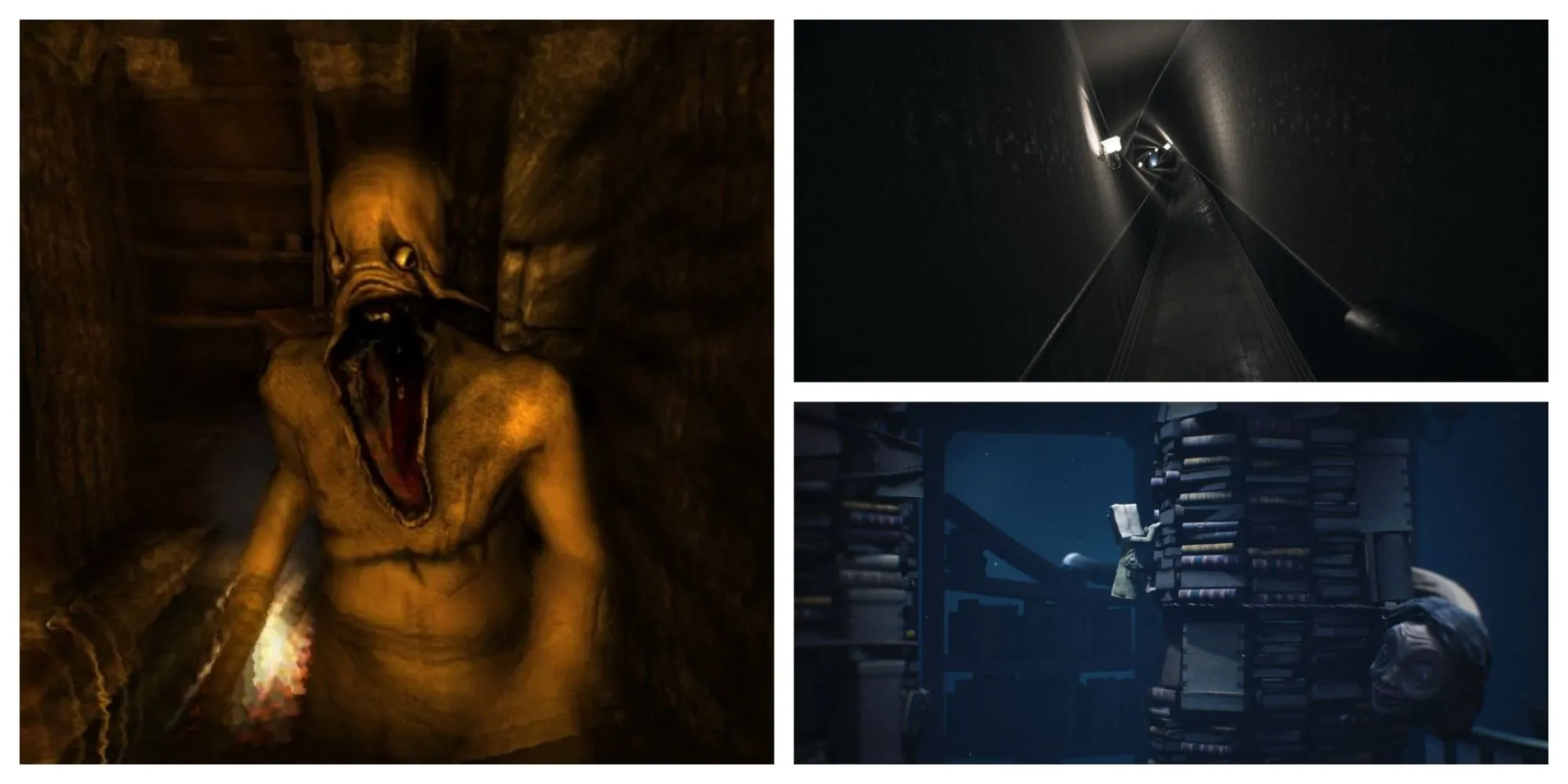 Một số tựa game kinh dị được đánh giá cao nhưng có thể bị coi là overrated, như Amnesia, Visage và Little Nightmares 2.