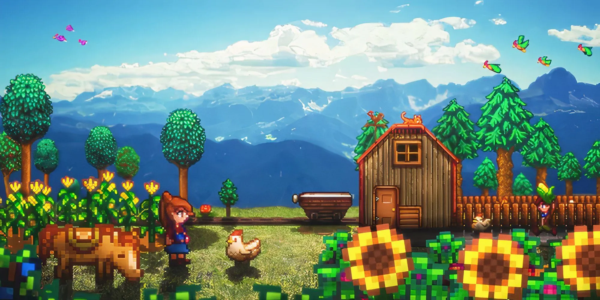 Một ví dụ về giao diện mod SMAPI cho Stardew Valley hiển thị trên màn hình máy tính