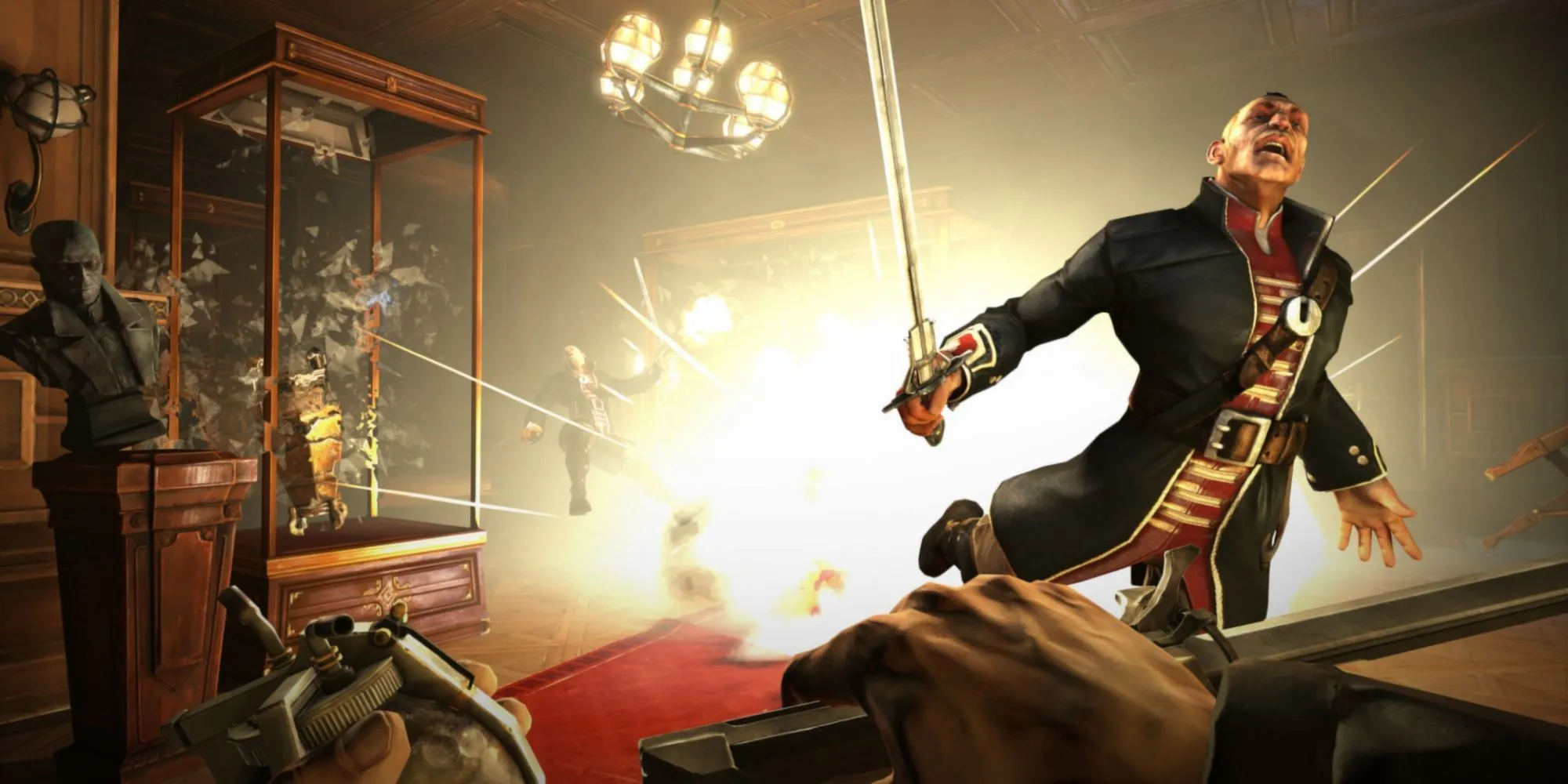Một vụ nổ trong game Dishonored