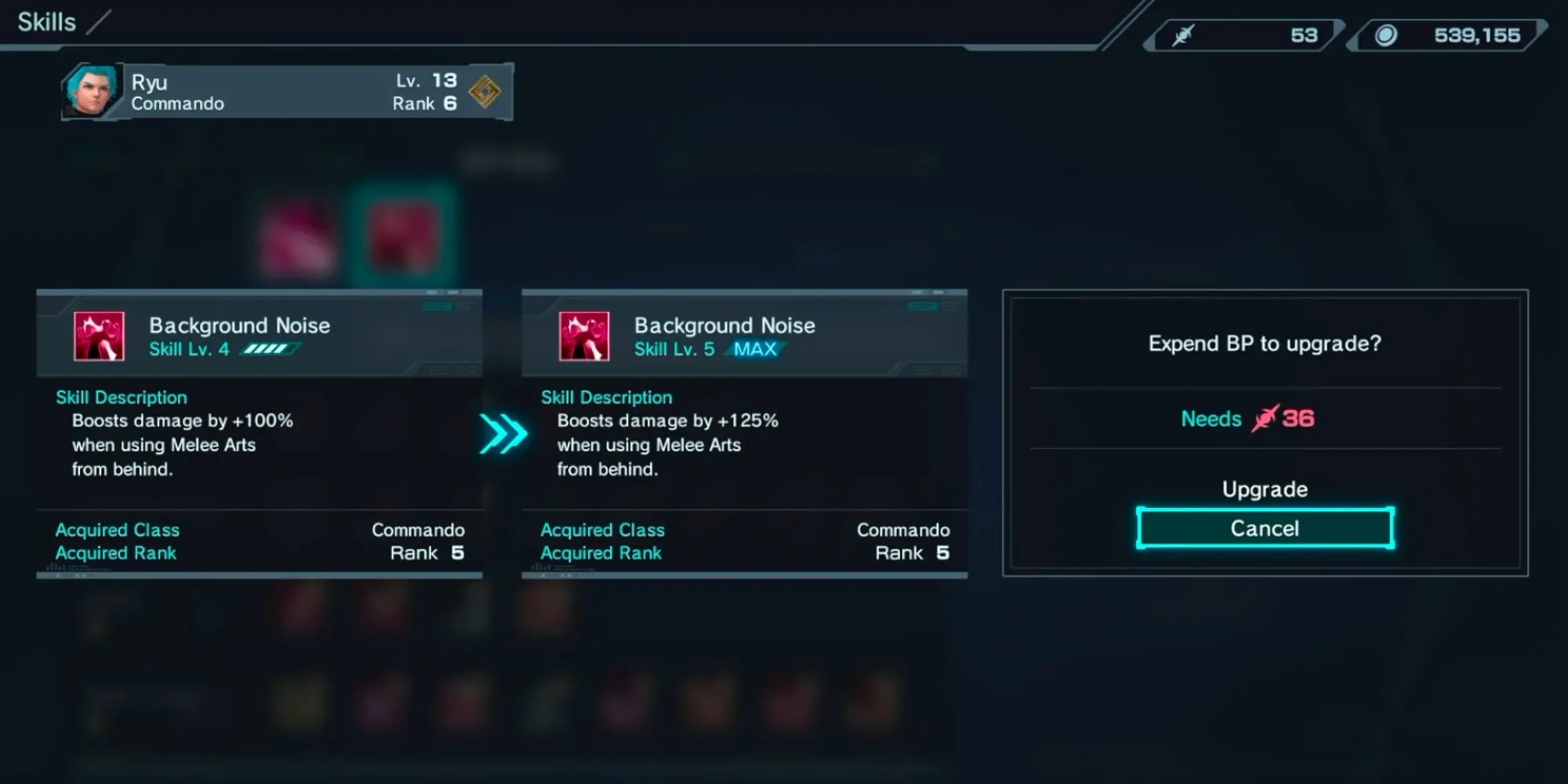 Nâng cấp Arts và Skills để tăng cường sức mạnh nhân vật trong Xenoblade Chronicles X