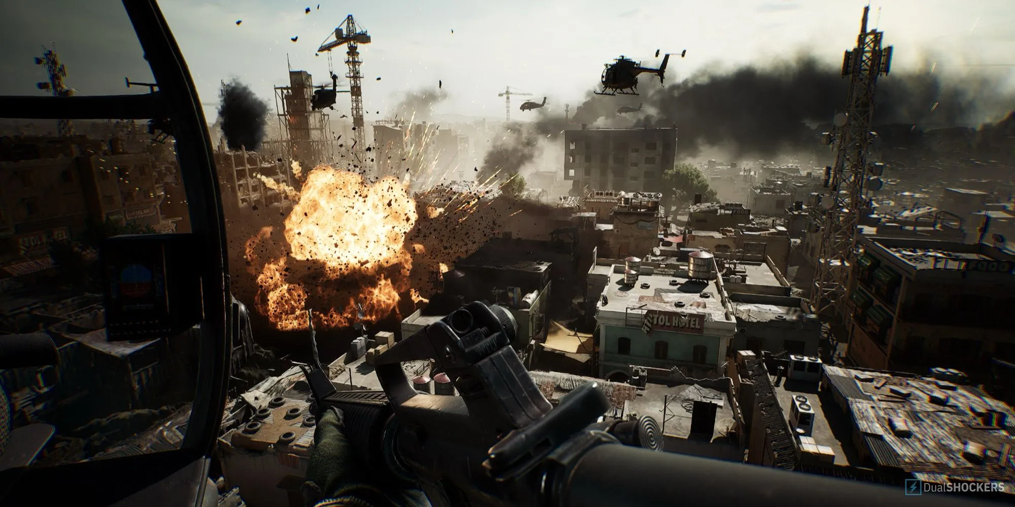 Người chơi ngắm bắn trong Delta Force Black Hawk Down với tùy chọn độ khó solo