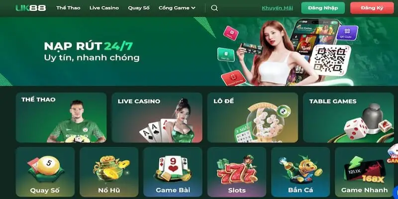 Nhà cái UK88 – Sân chơi giải trí uy tín và bứt phá cảm xúc 3 Nhà cái UK88 – Sân chơi giải trí uy tín và bứt phá cảm xúc