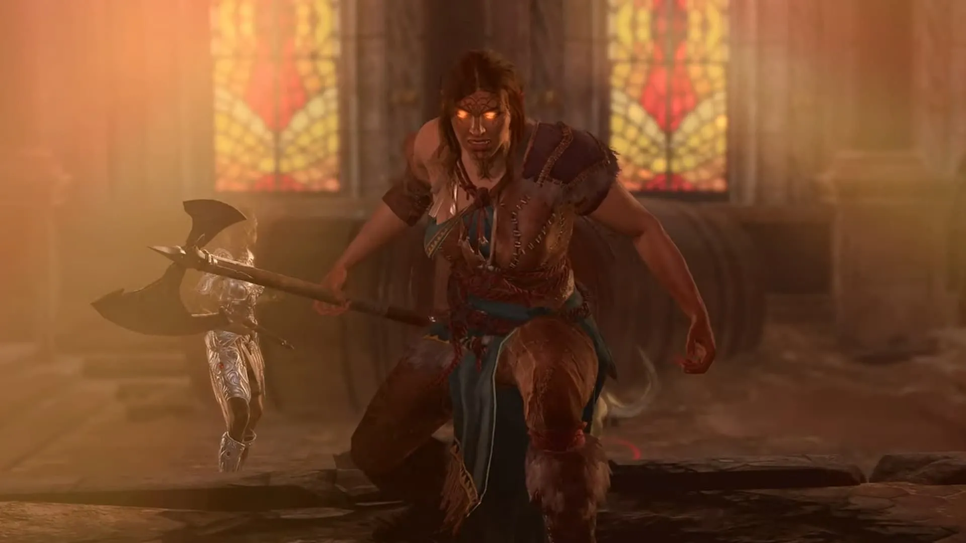 Nhân vật Barbarian trong Baldur's Gate 3 với Path of the Giant