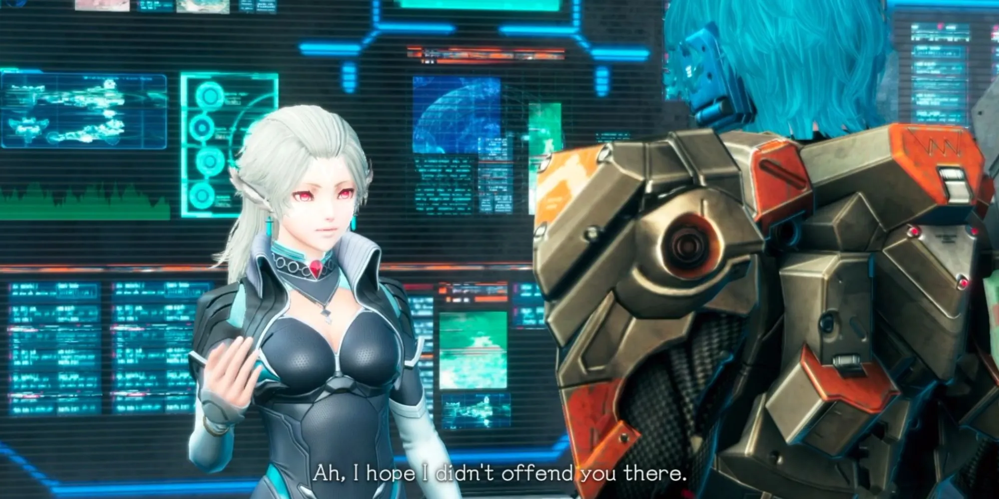 Nhân vật Neilnail, một nhà khảo cổ học người ngoài hành tinh, trong Xenoblade Chronicles X Definitive Edition