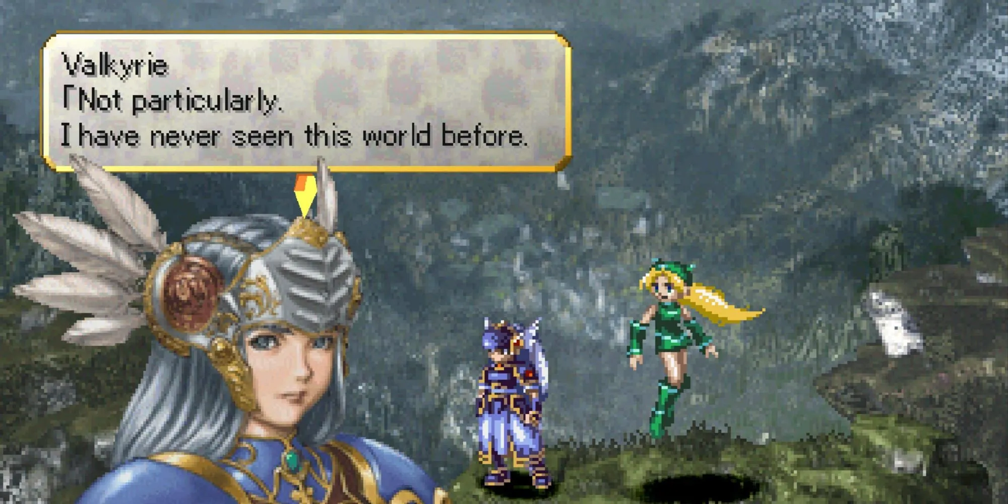 Nữ thần Valkyrie Lenneth trong Valkyrie Profile