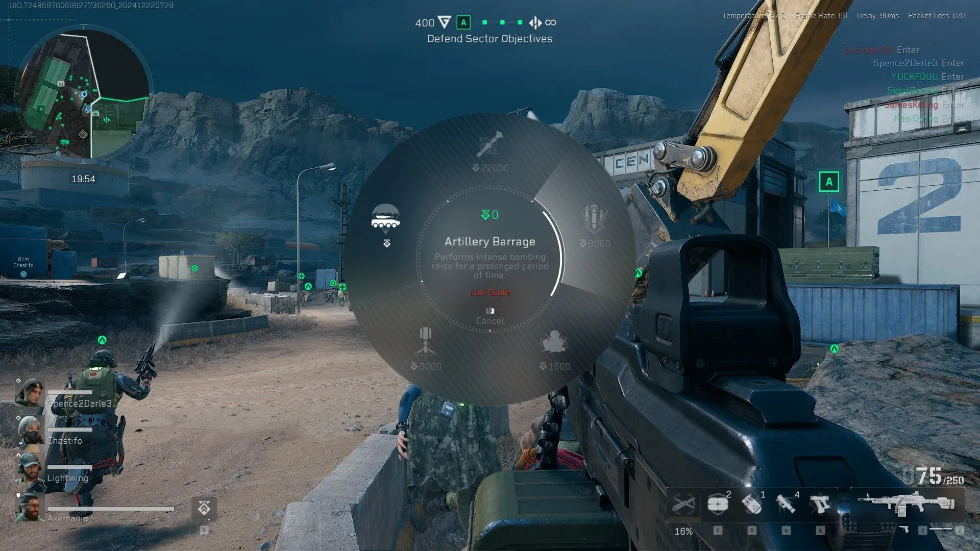 Quang cảnh một khu vực rộng lớn trong bản đồ game Delta Force, có kiến trúc đặc trưng và phương tiện di chuyển, gợi ý về quy mô của chế độ chơi.