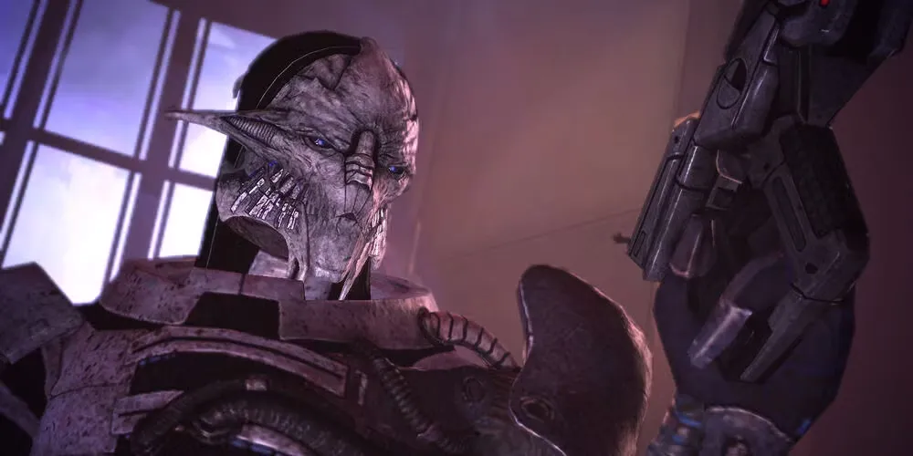Saren Arterius, phản diện chính và là một trùm đáng nhớ trong tựa game Mass Effect