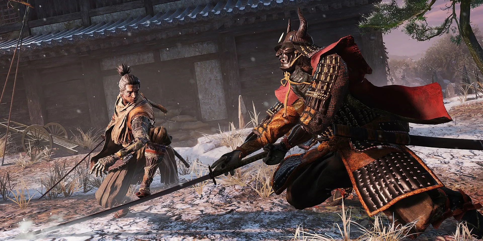 Sekiro thực hiện đòn phản công Mikiri Counter