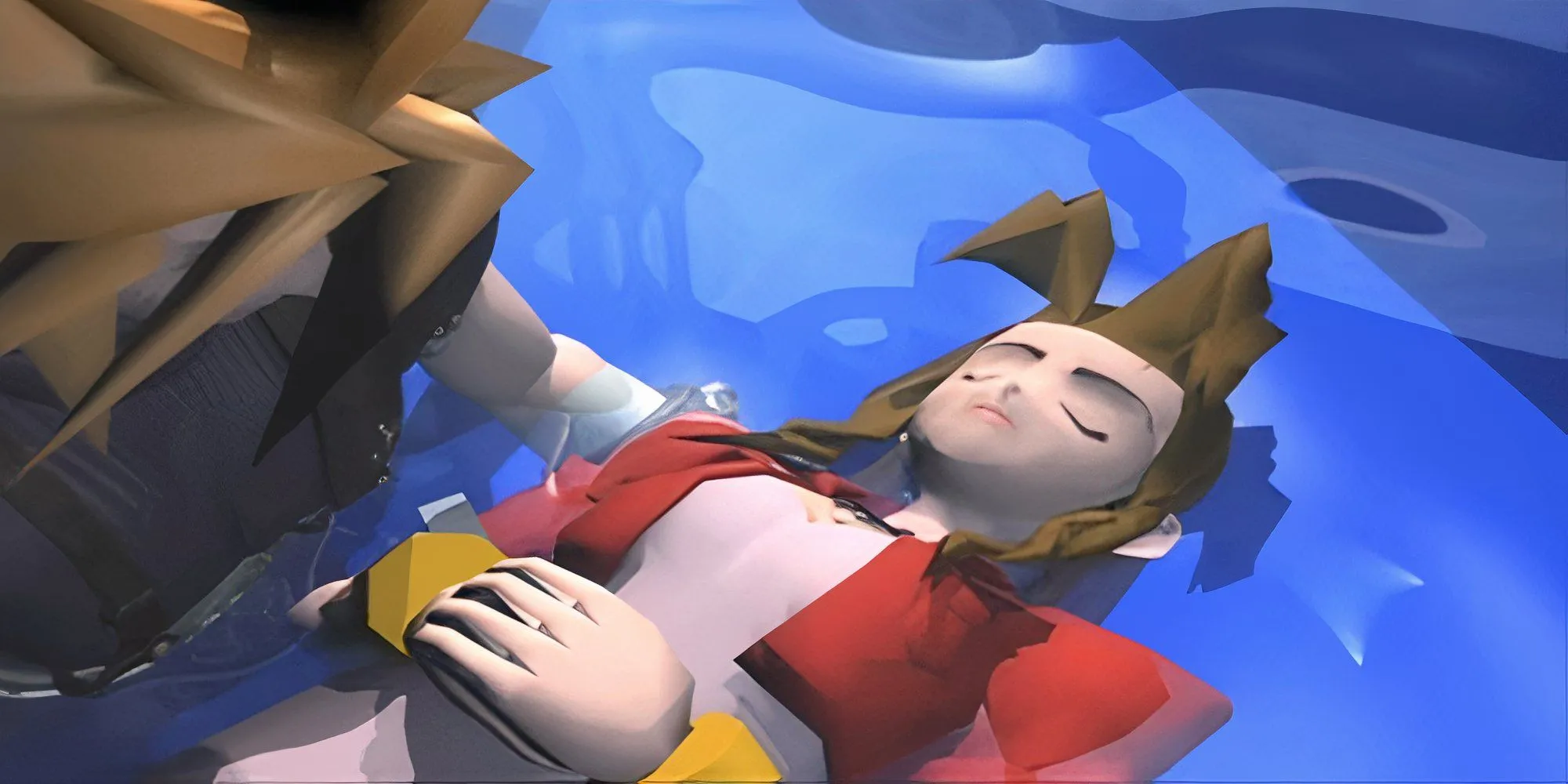 Sephiroth đâm Aerith trong Final Fantasy VII