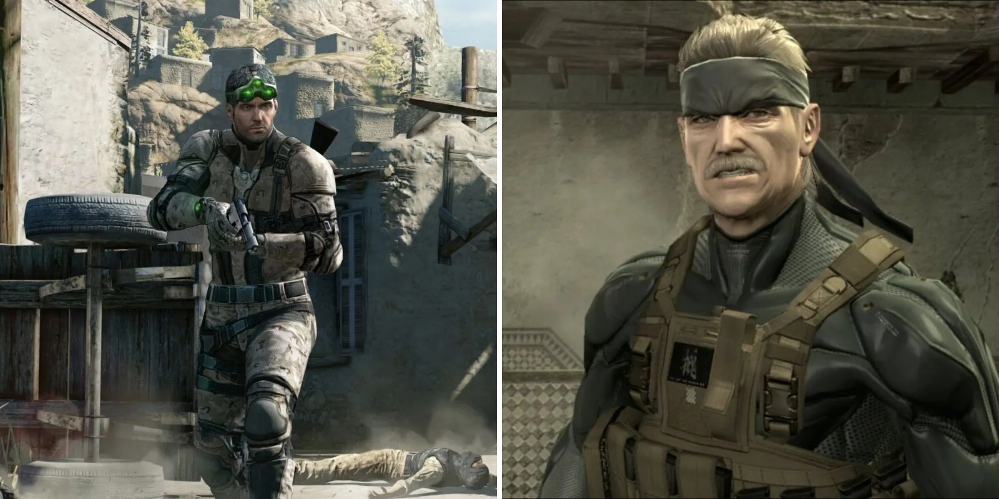 So sánh giữa Splinter Cell và Metal Gear Solid trong thể loại game hành động lén lút