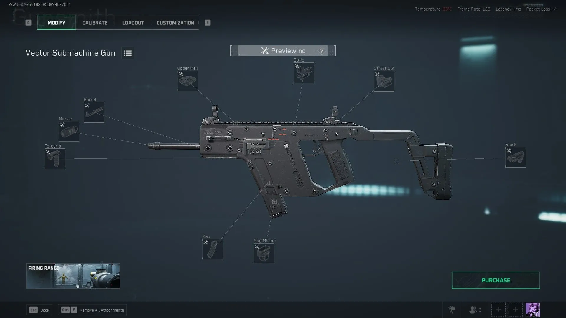 Súng tiểu liên Vector trong Delta Force với tốc độ bắn kinh hoàng