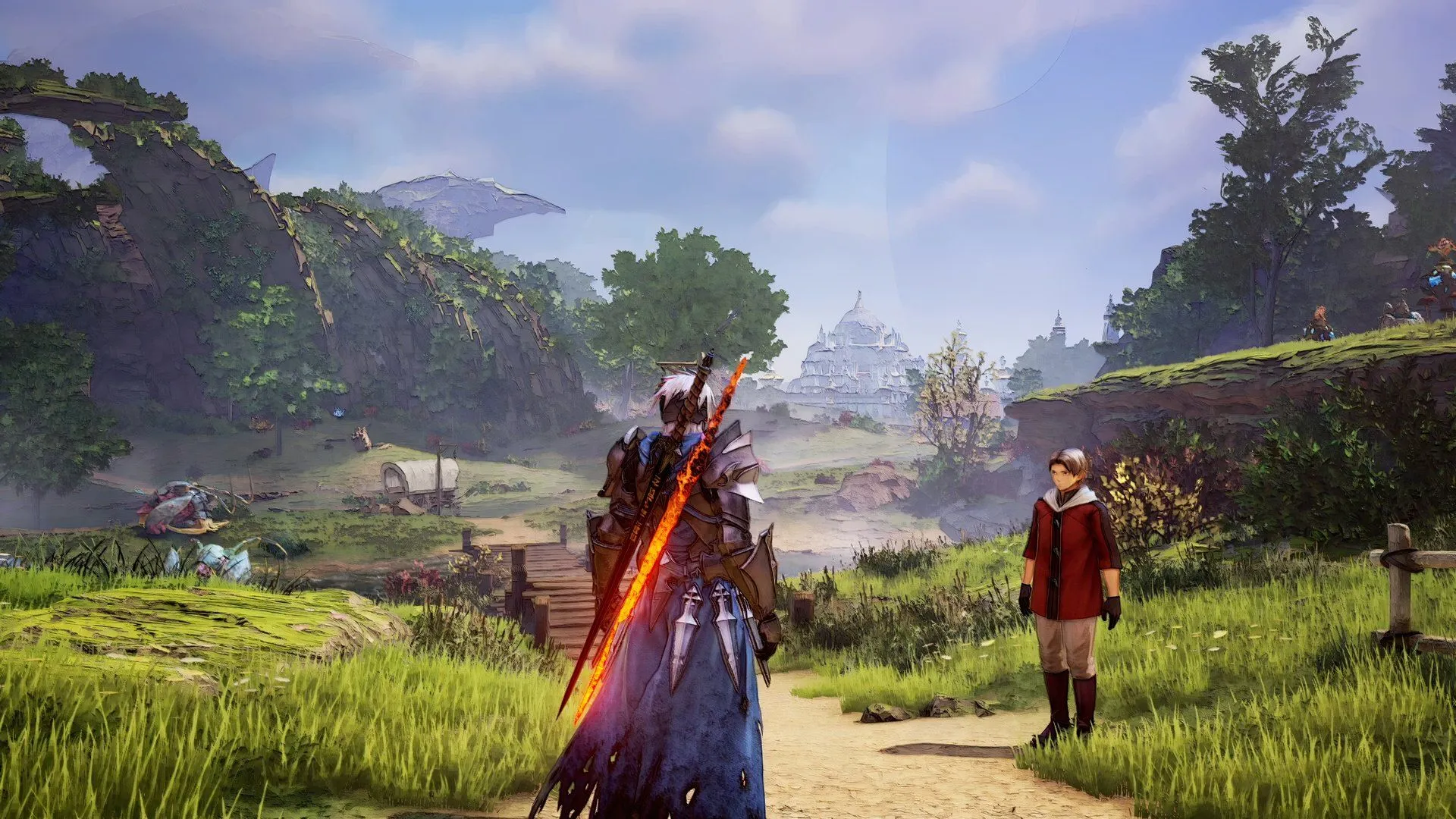 Tales of Arise - Alphen khám phá thế giới mở trong game JRPG hành động
