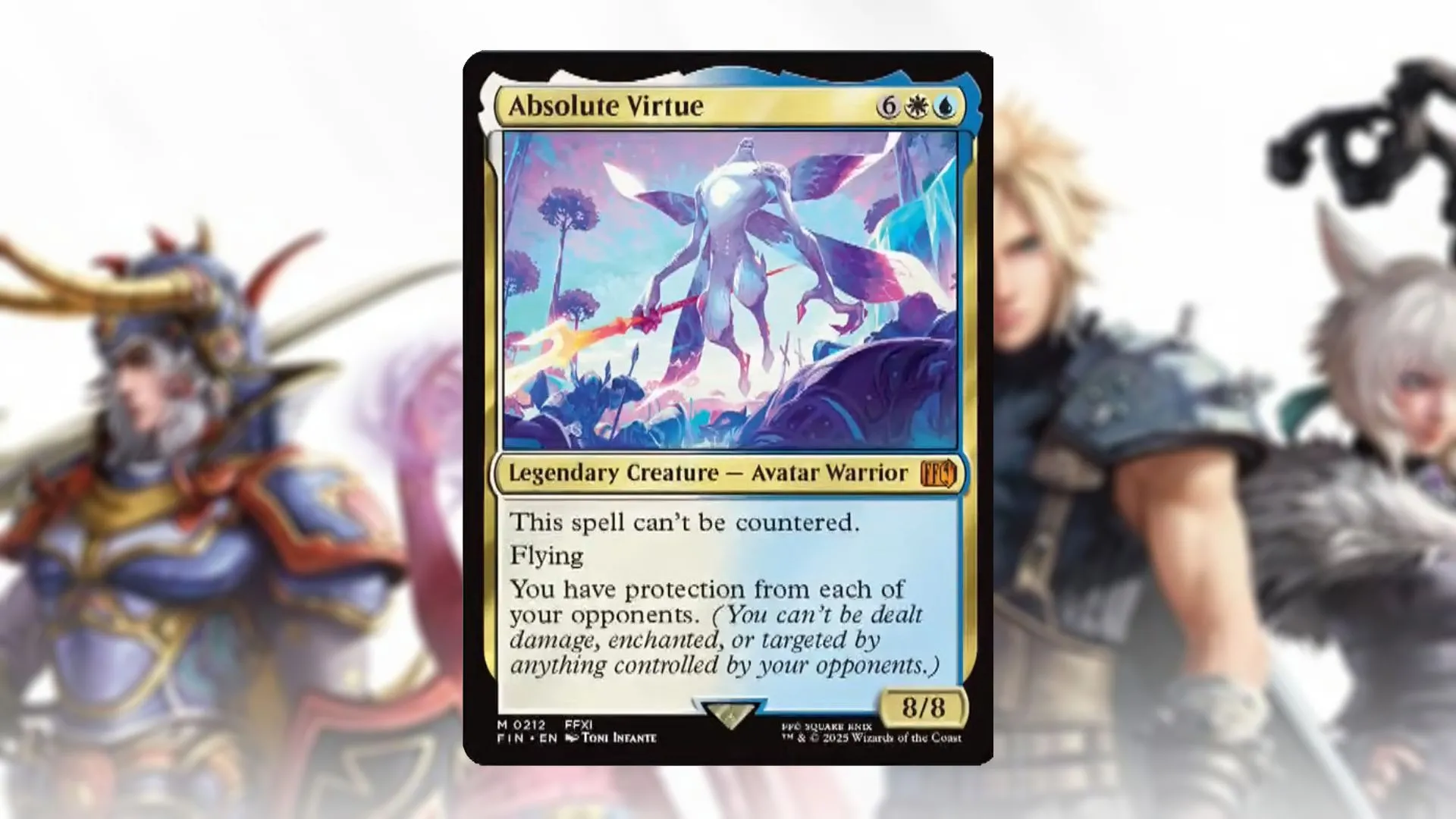 Thẻ bài Absolute Virtue của Final Fantasy XI trong Magic The Gathering