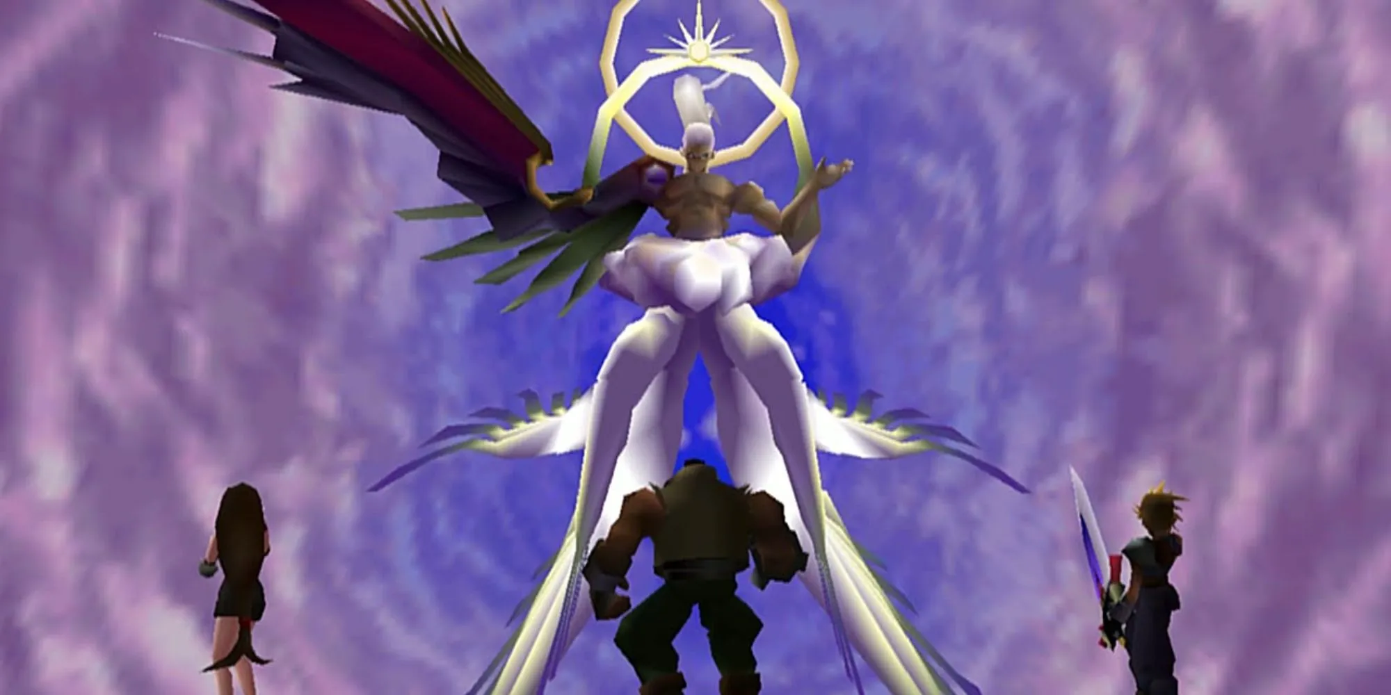 Thẻ bài Magic The Gathering mô tả Safer Sephiroth, final form của Sephiroth trong Final Fantasy VII