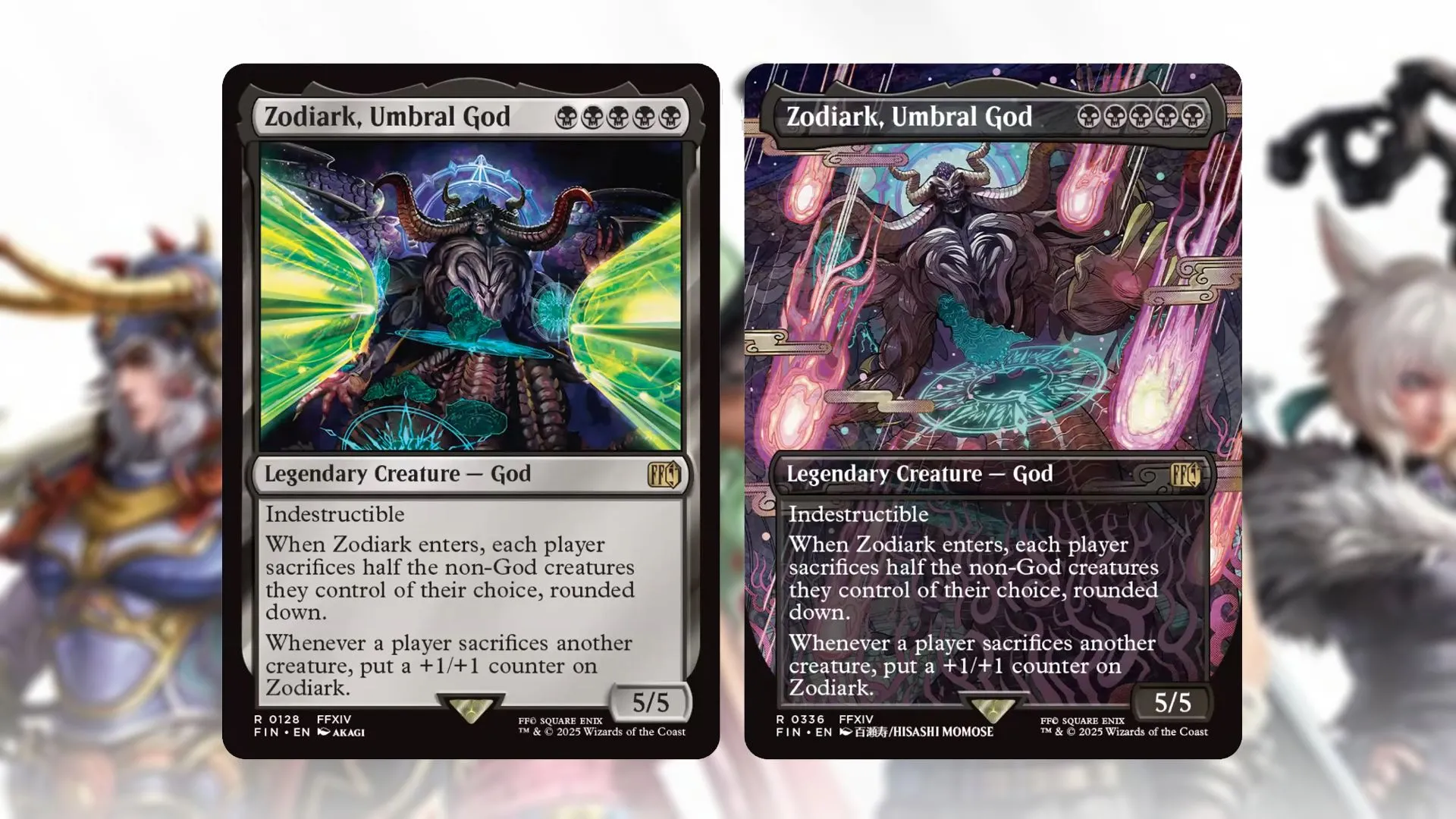 Thẻ bài Zodiark trong bộ Magic The Gathering crossover Final Fantasy XIV