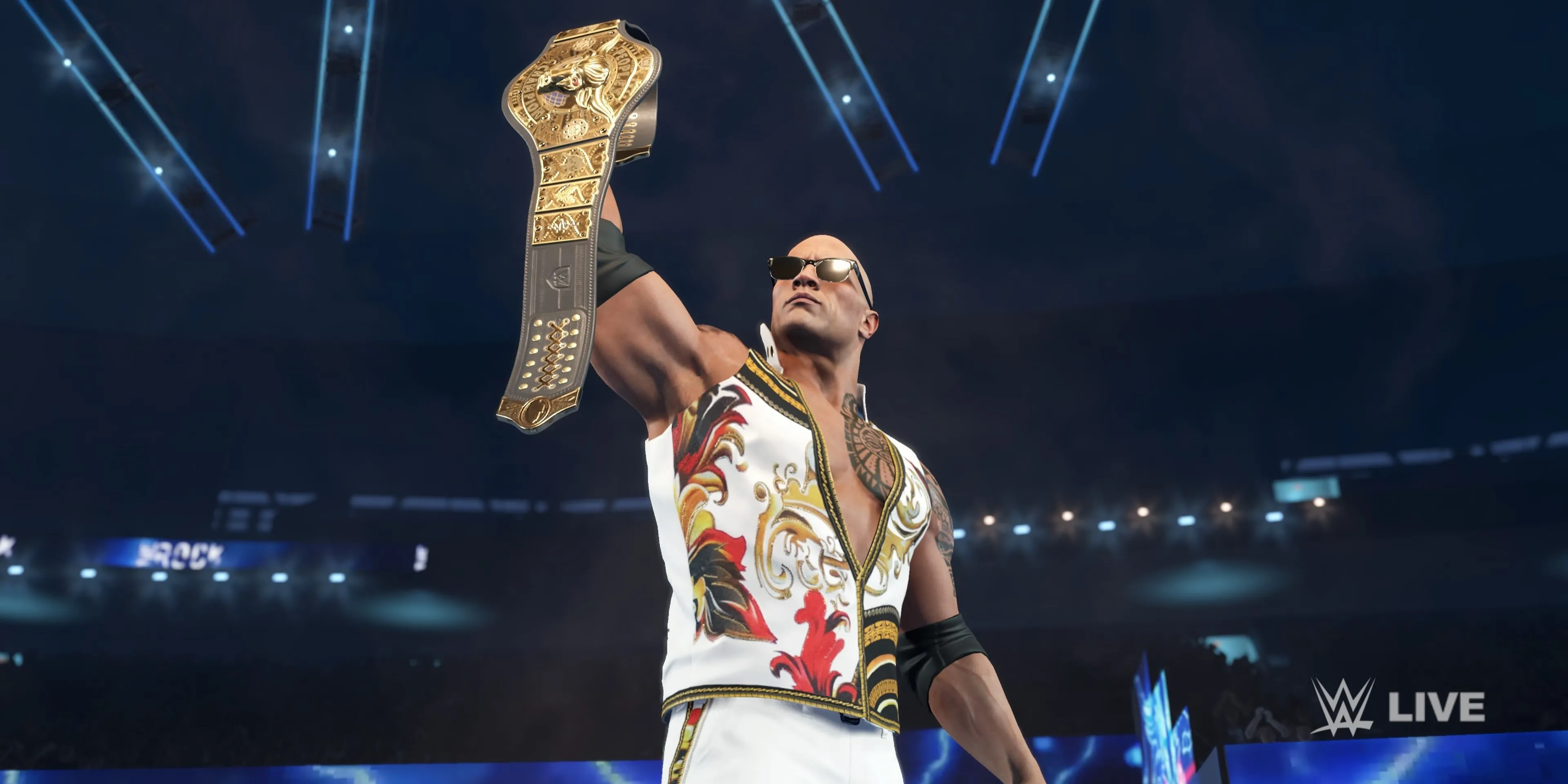 The Rock trong tạo hình Final Boss cực chất tại WWE 2K25