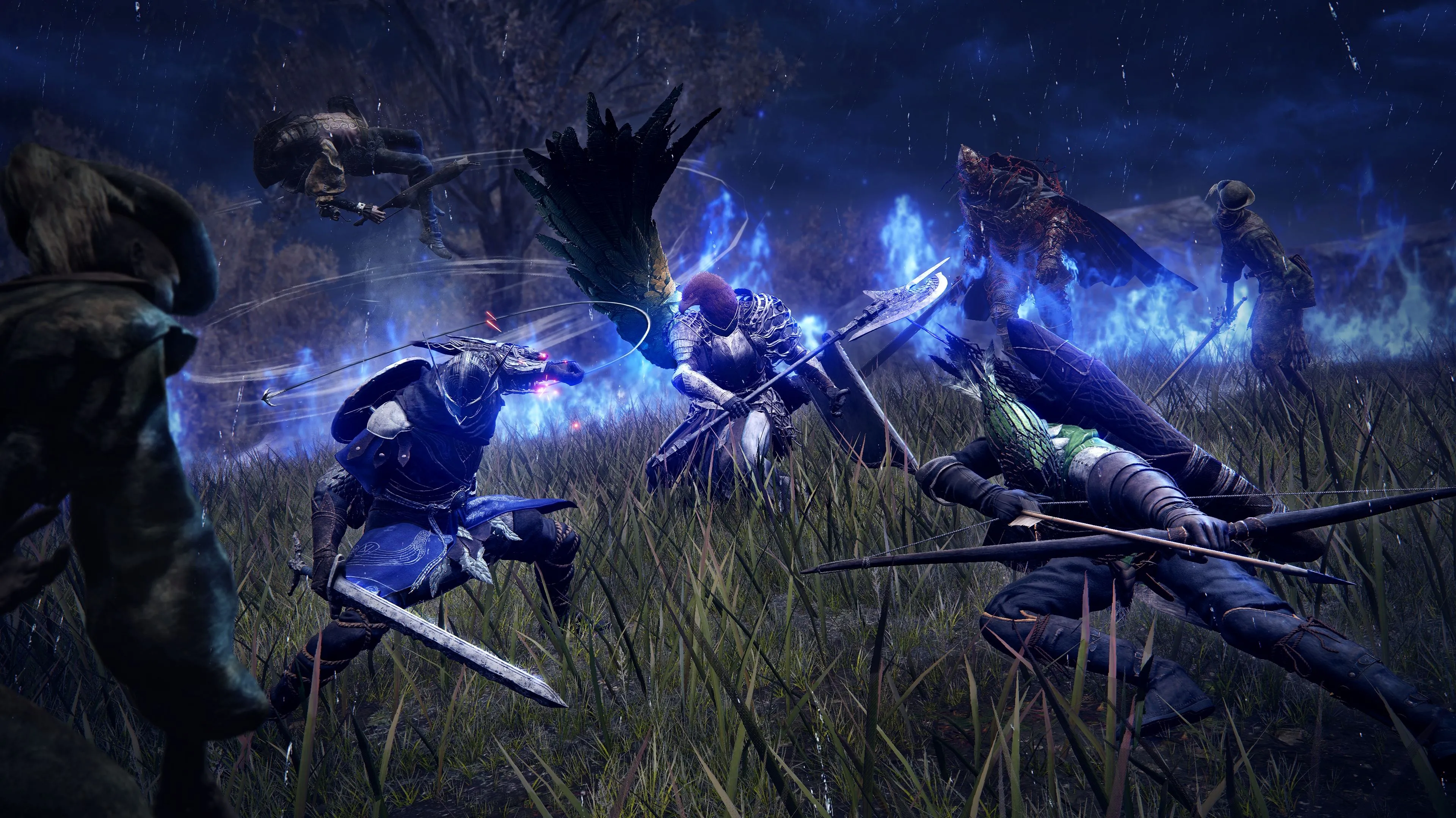 Tổ đội 3 người chơi trong Elden Ring Nightreign khám phá thế giới game