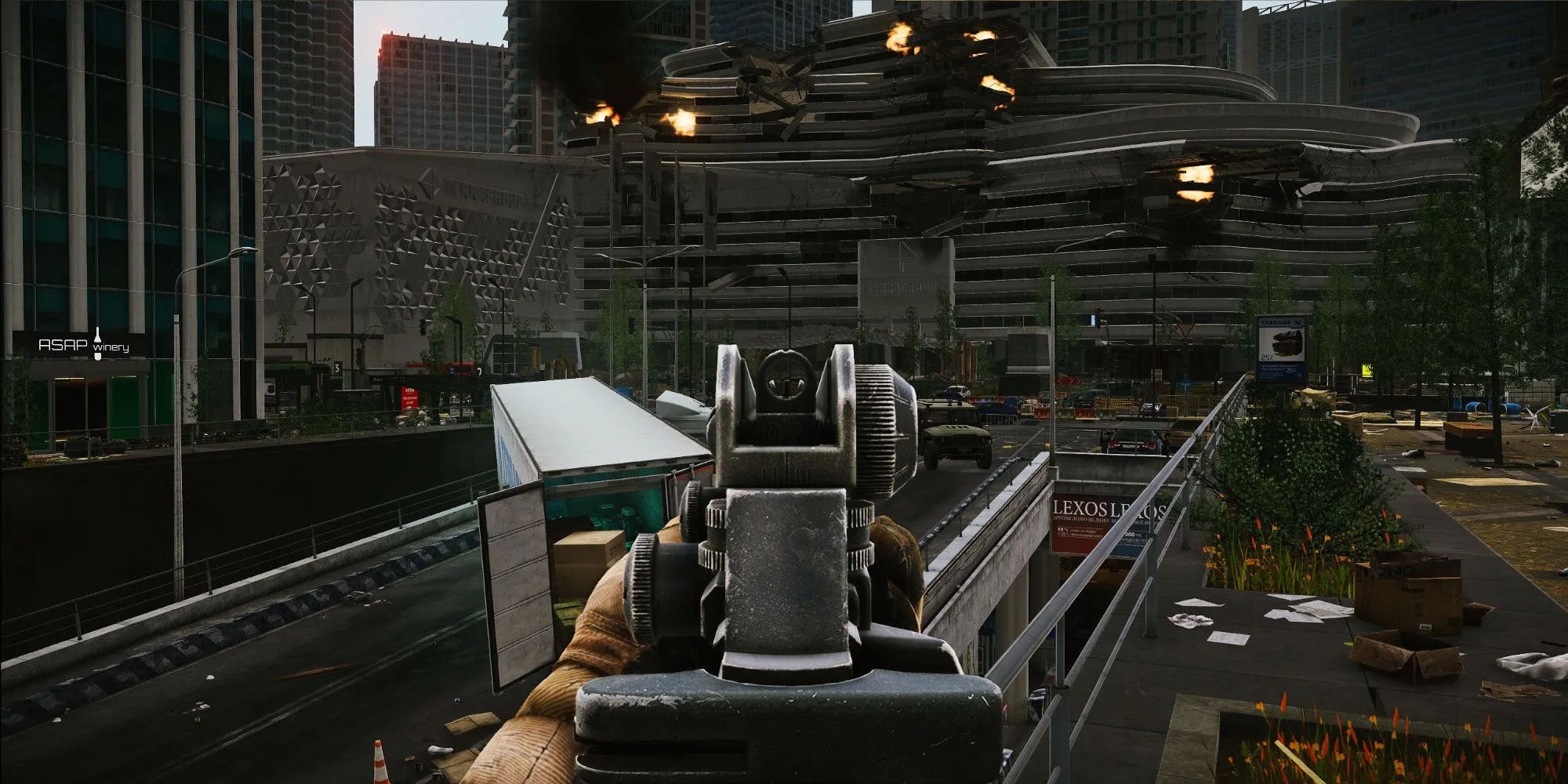Trải nghiệm game bắn súng sinh tồn Escape From Tarkov tại bản đồ Ground Zero khi tắt HUD