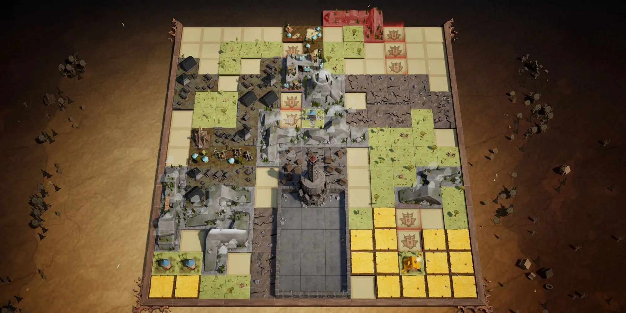 Trận đấu boss với The Dungeon trong game Drop Duchy