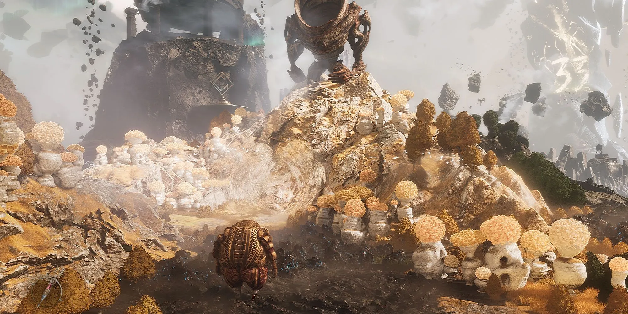 Vị trí của boss Chromatic Orphelin trong khu Yellow Harvest của game Clair Obscur Expedition 33