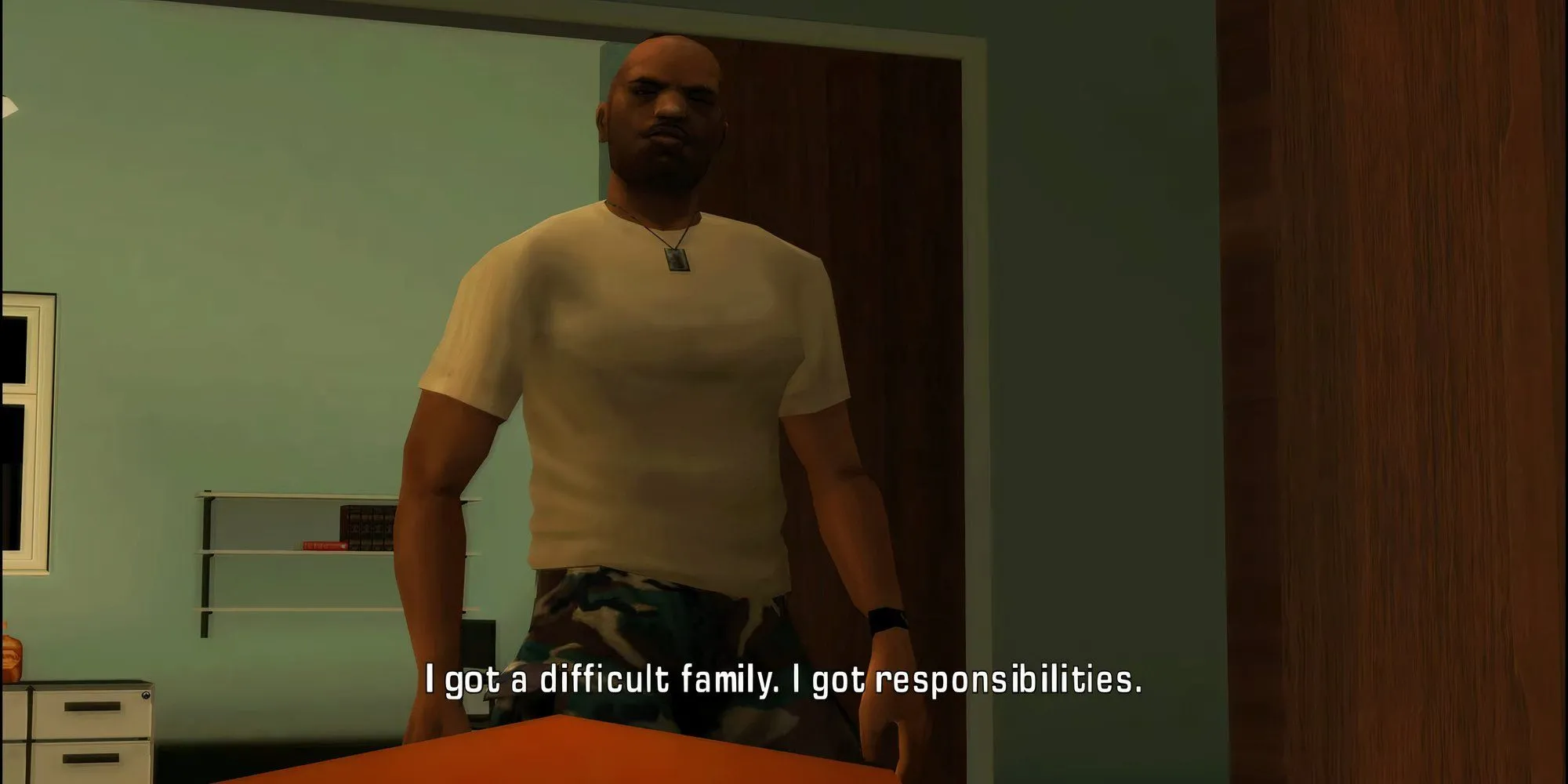 Victor Vance nhân vật chính GTA Vice City Stories đứng một mình