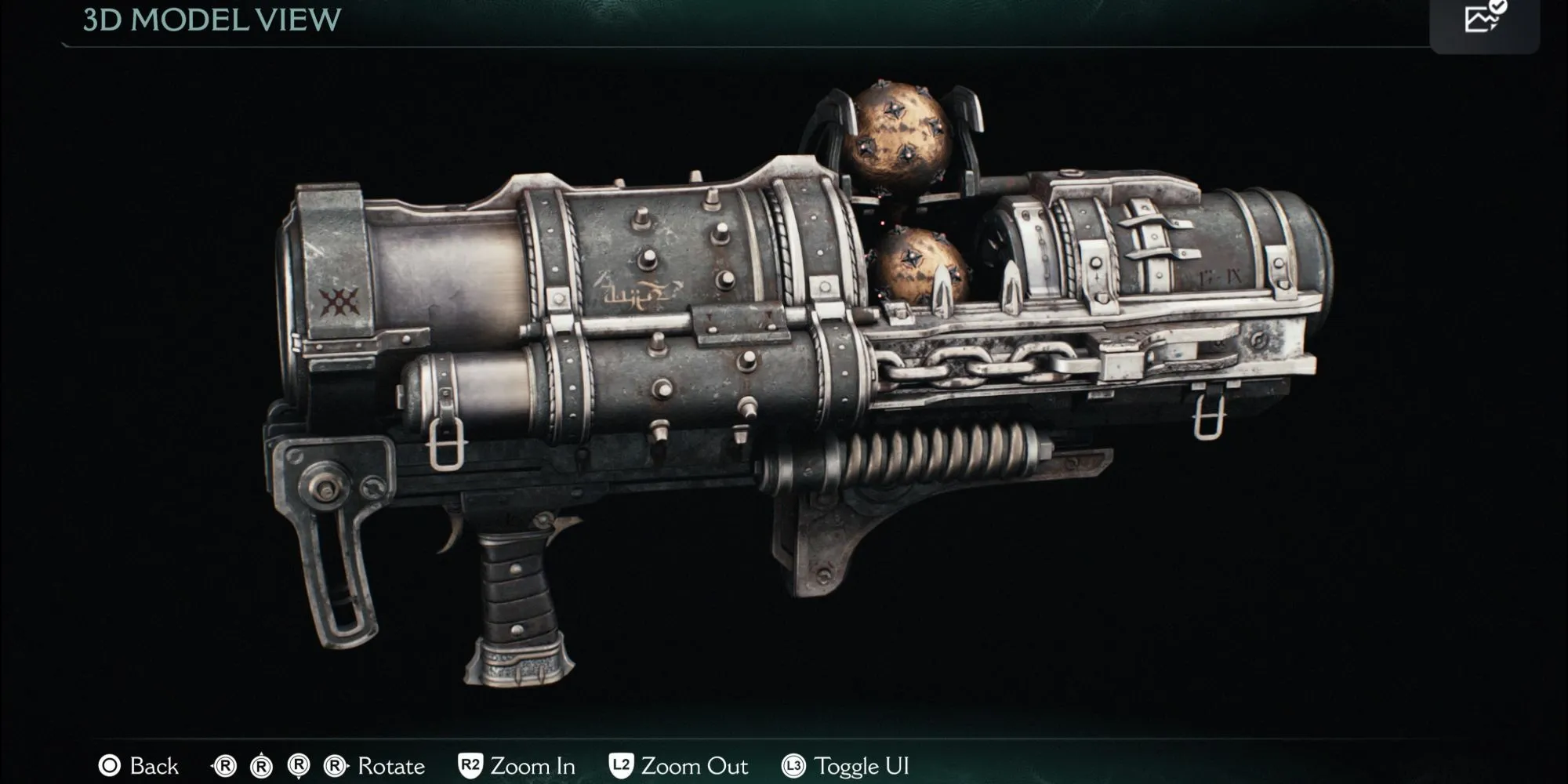 Vũ khí Grenade Launcher bắn lựu đạn trong Doom The Dark Ages