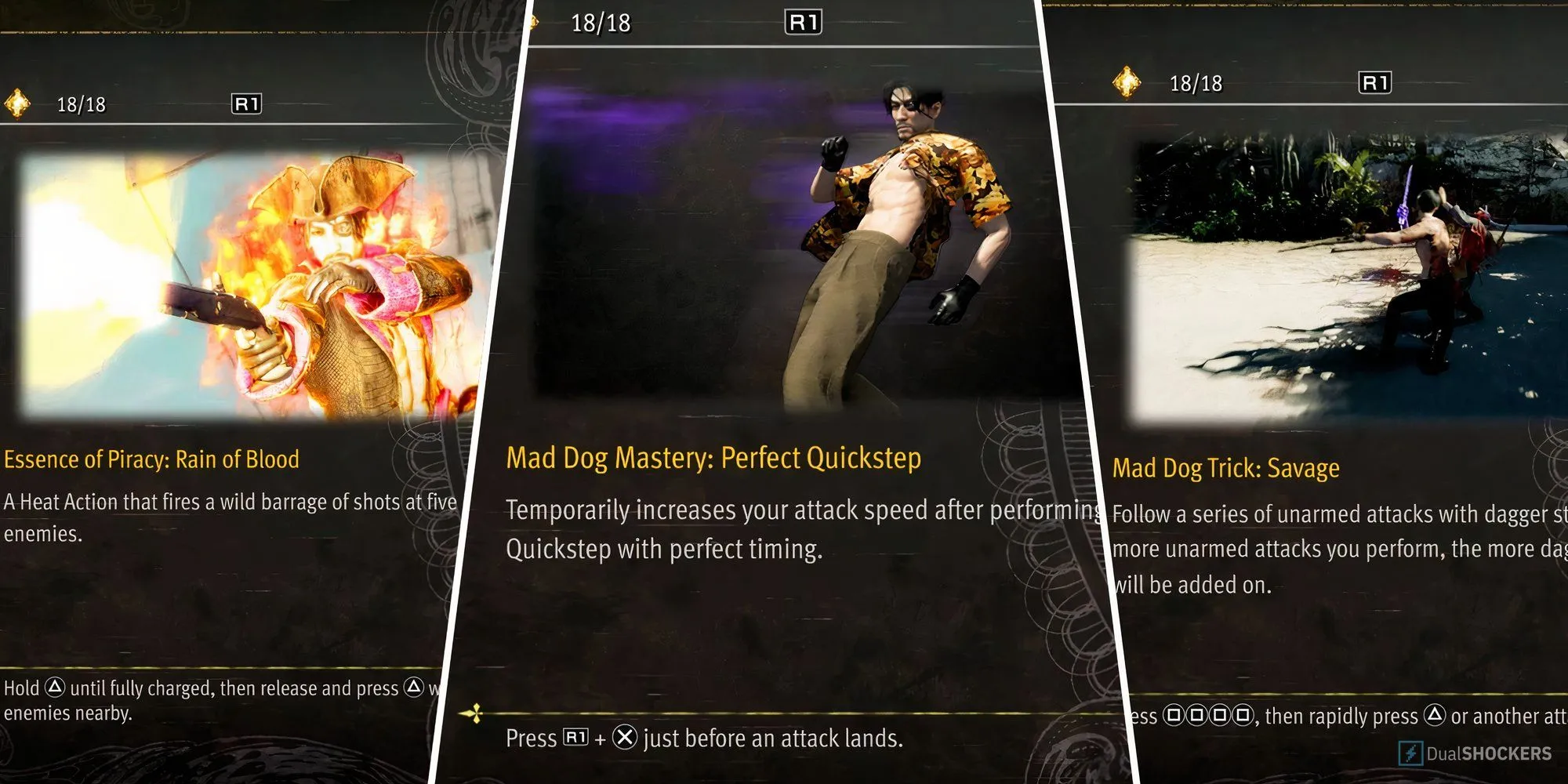 Xếp hạng các kỹ năng mạnh nhất trong game Like A Dragon Yakuza Cướp Biển