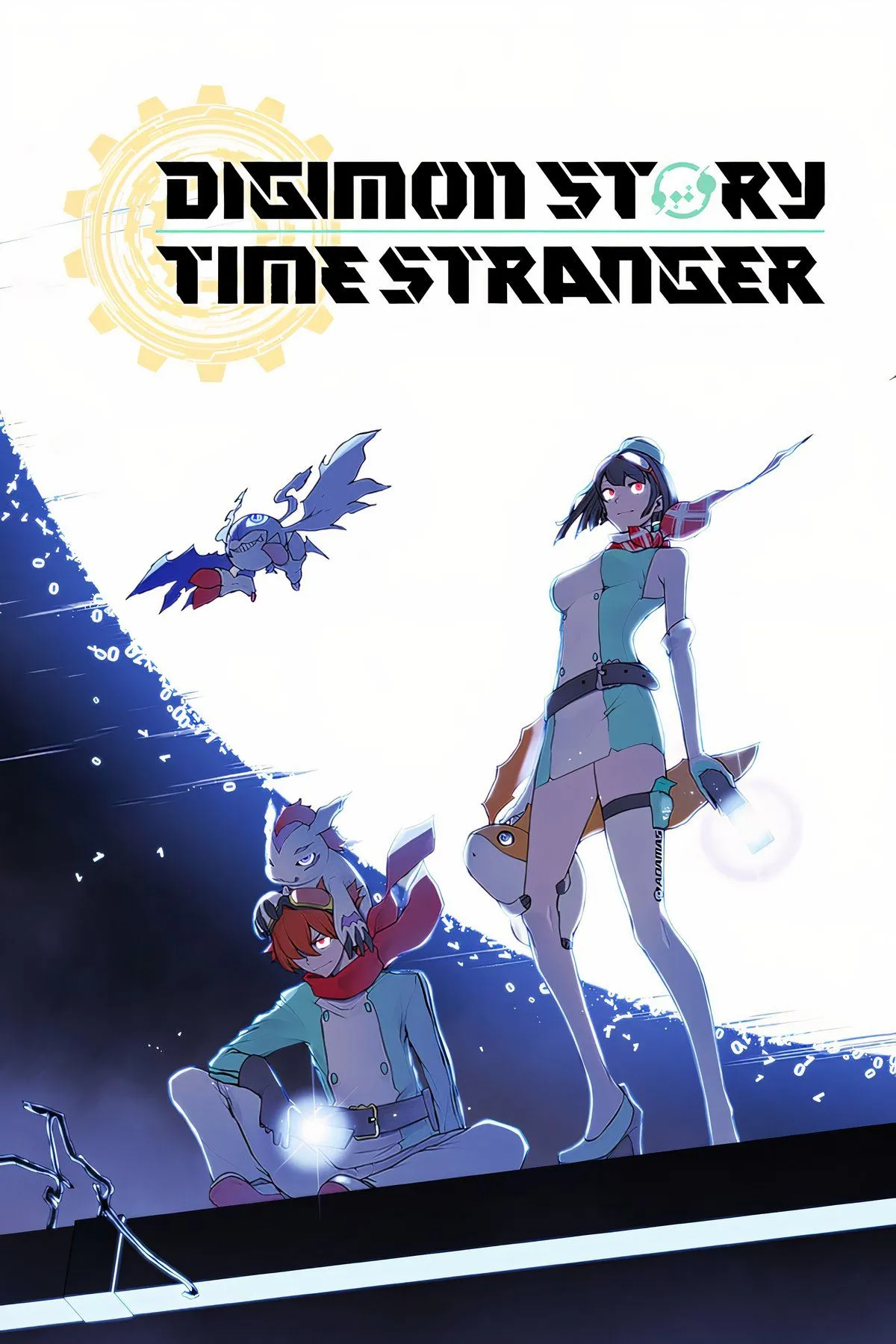 Ảnh bìa game Digimon Story Time Stranger với các Digimon quen thuộc